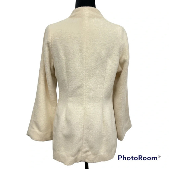 ELM Design 100% Baby Alpaca Coat Made in Peru Icelandic Design Bell Sleeves - Picture 8 of 12